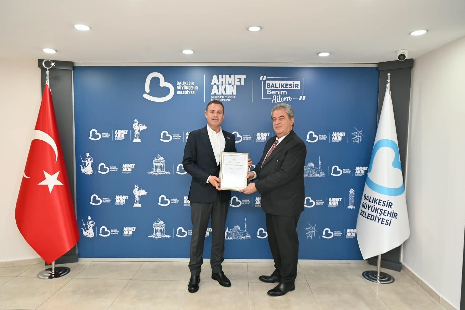 Ahmet Akın’ın Sürdürülebilir Su Yönetimi Vizyonu Belgelendi